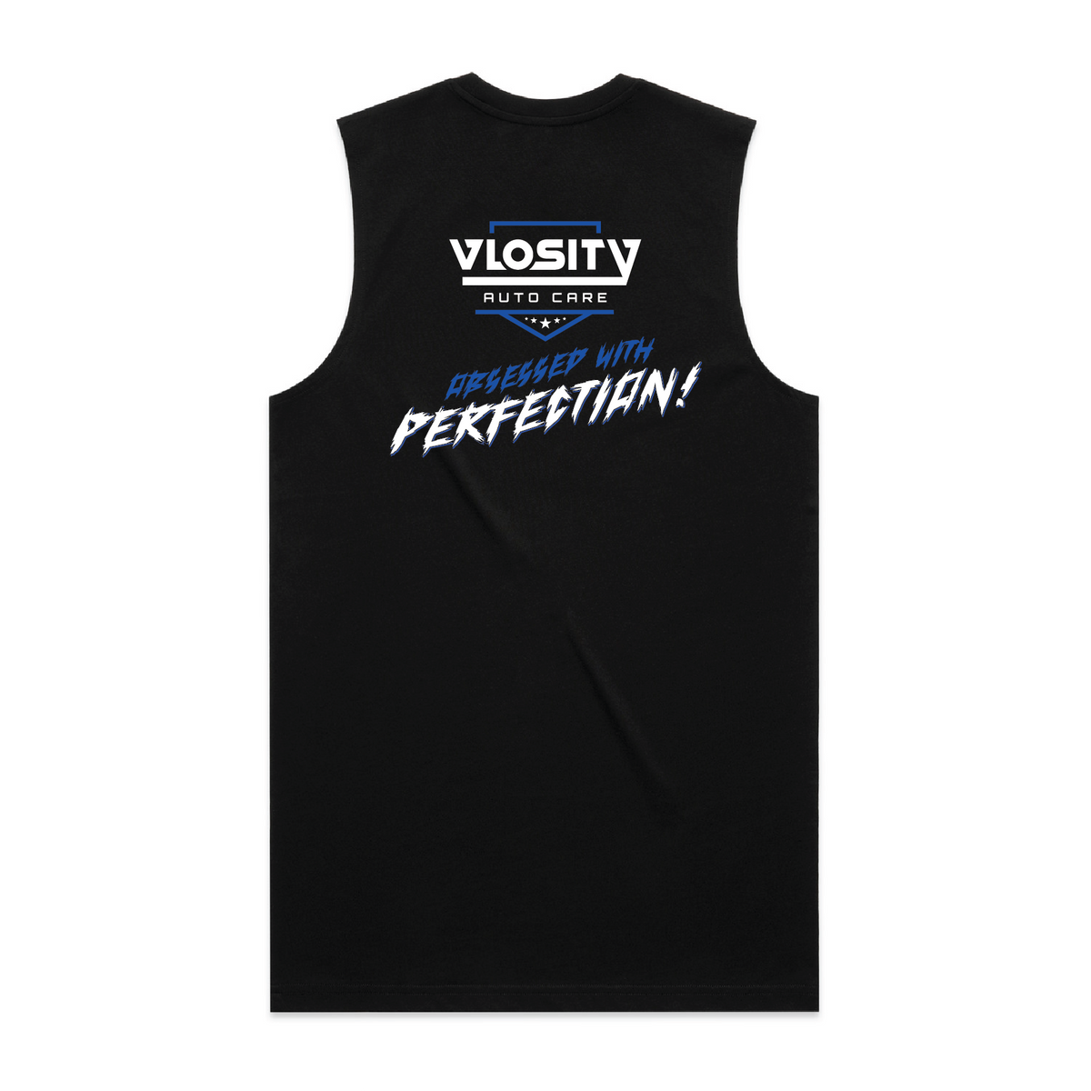 Vlosity Auto Care singlet in black
