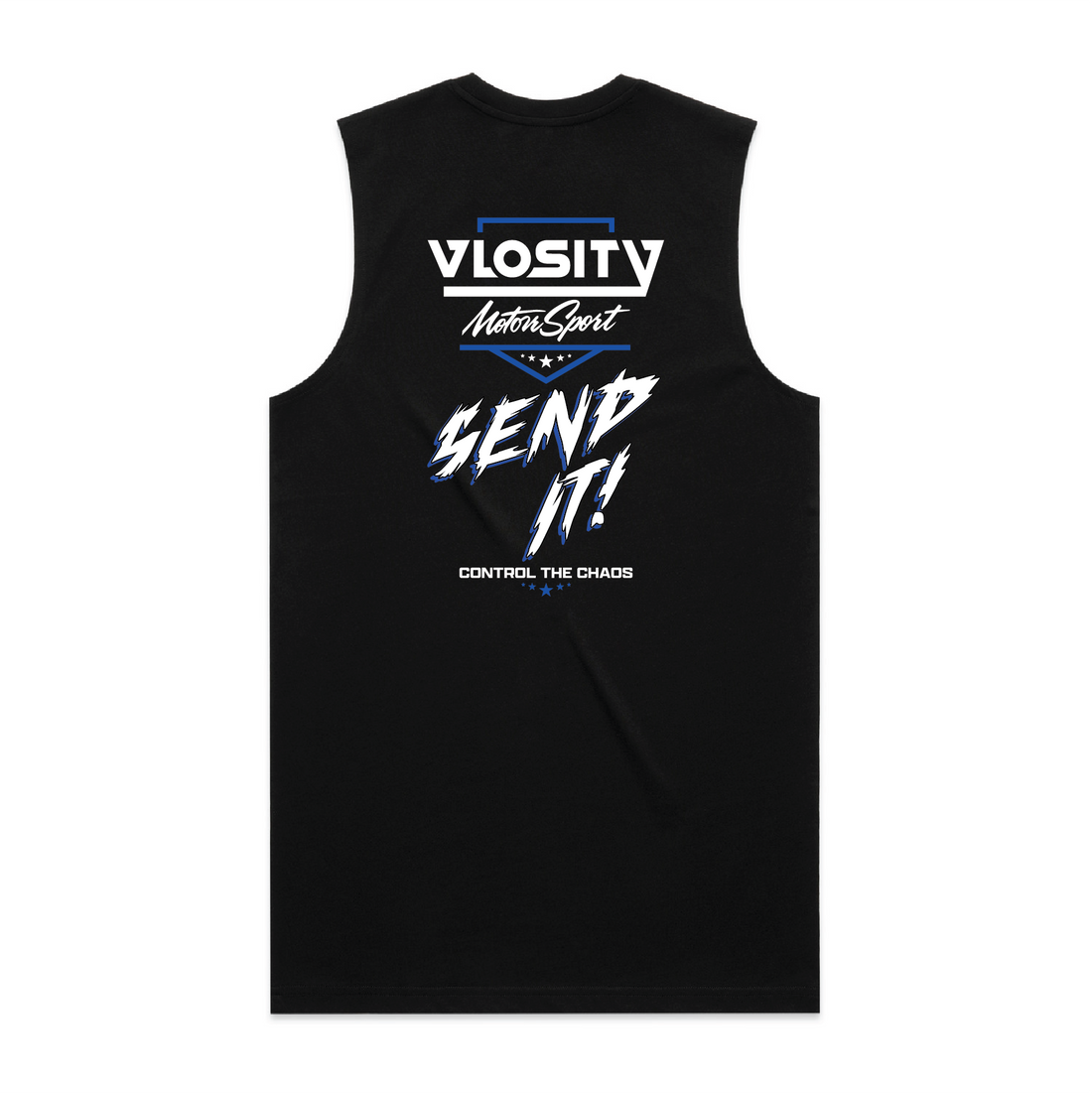 Vlosity Motorsport singlet in black