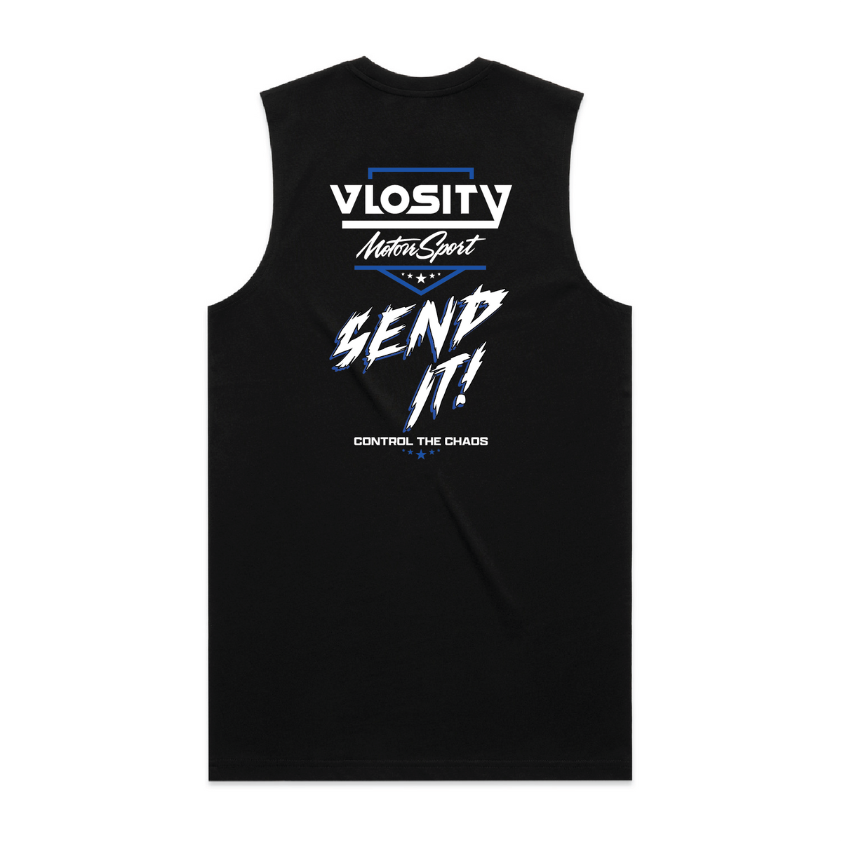 Vlosity Motorsport singlet in black